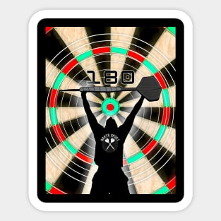 Darts Sport 180 Sticker